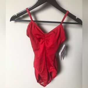 Spaghetti strapped leotard